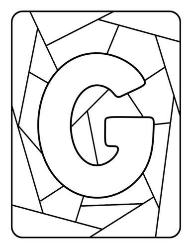 ALPHABET Pop Art Coloring Pages, EASY ABCs Craft Activity Sheet to Color