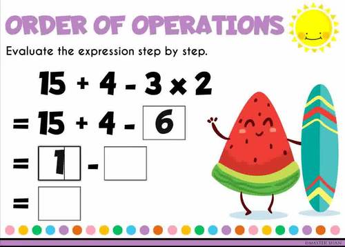 Practice With Order Of Operations by Master Xuan | TPT