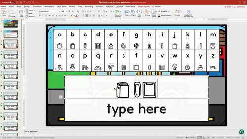 Back to School Crack the Code - Editable - PowerPoint by KinderCrafting