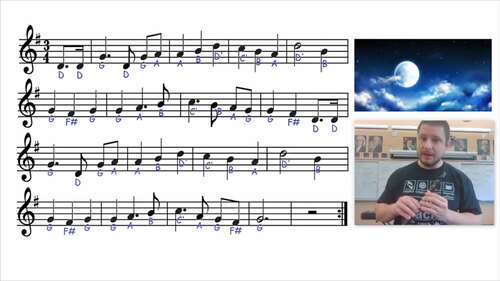 Nocturne Recorder Sheet Music with Downloadable Demo and Backing Track