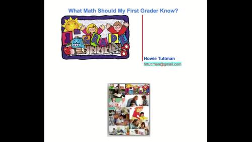 Preview of What Math Should My First Grader Know? - Introduction