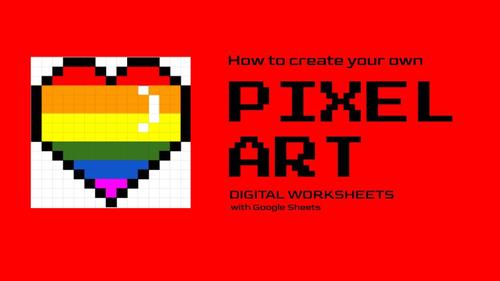 Preview of How To Create Pixel Art Digital Worksheets