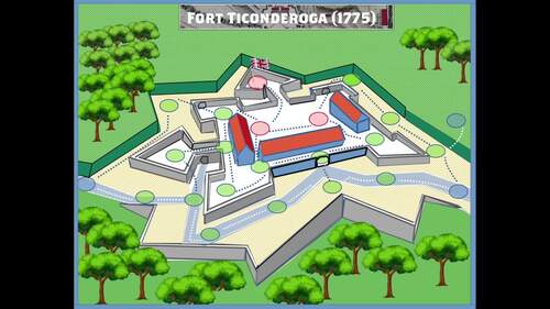 American Revolution Board Games #10 Fort Ticonderoga (Social Studies ...