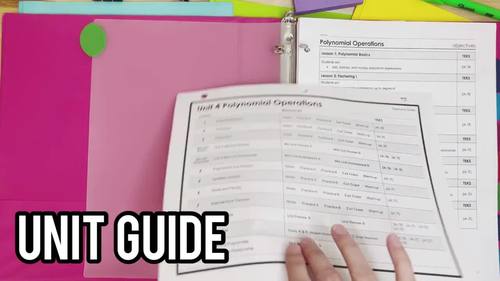 Polynomial Operations - Unit 4 - Texas Algebra 2 Curriculum | TpT