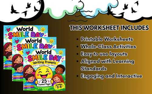 World Smile Day Writing Prompts | 25 Fun & Feel-Good Writing Activities ...