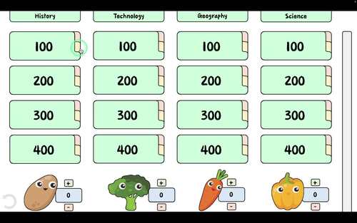 Editable Jeopardy Template Fun and Interactive for Classroom Quizzes