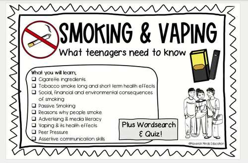 vaping assignment for students