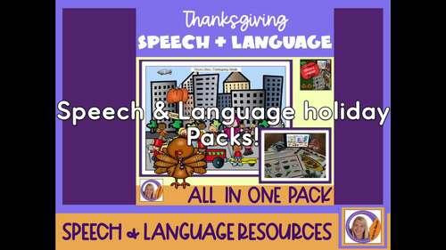Halloween Speech & Language Pack by Katrina Bevan | TPT