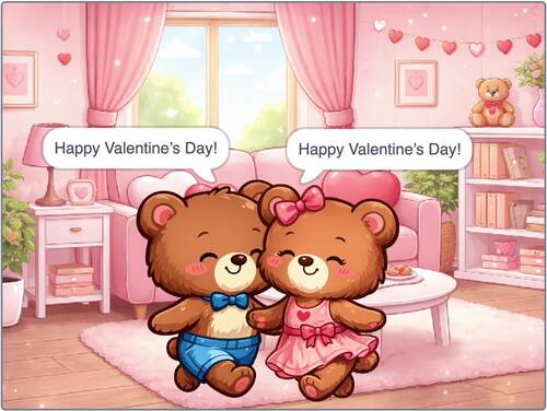 Valentine Bear Scratch Animation Activities | Coding, Flowchart ...