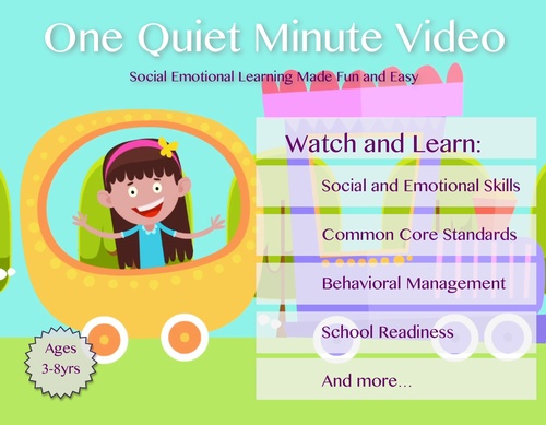 Preview of One Quiet Minute Video: Classroom / Behavior Management, PreK, Preschool, Music