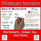 Multiplication Rules: Whiteboard Animation Packet
