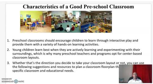 Preview of Characteristics of a Good Pre-school Classroom