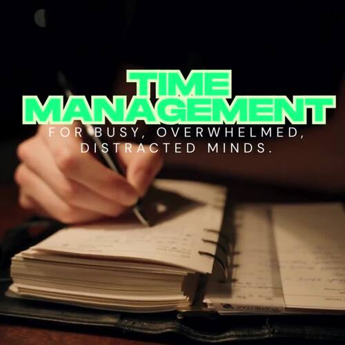 Time Management Workbook for ADHD & Anxiety by Therapist Worksheets