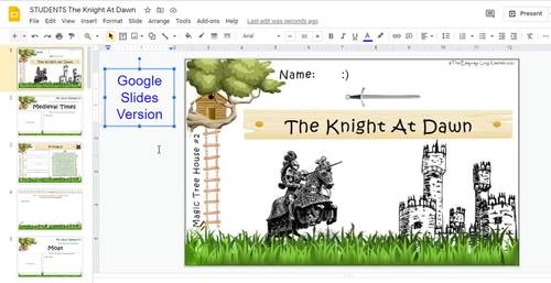 Magic Tree House #2 The Knight At Dawn Chapter Summaries BUNDLE by The ...