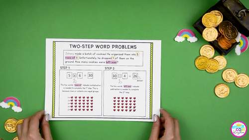 Saint Patrick's Day Project Based Learning - 5th Grade Math Word Problems