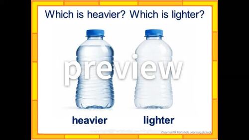 Heavier Lighter–Level 1 |Same Object Weight Comparison| Slides | Google ...