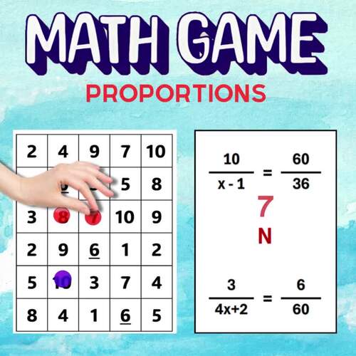 Solving Proportions Math Game | Cross Multiplication | 7th Grade Math
