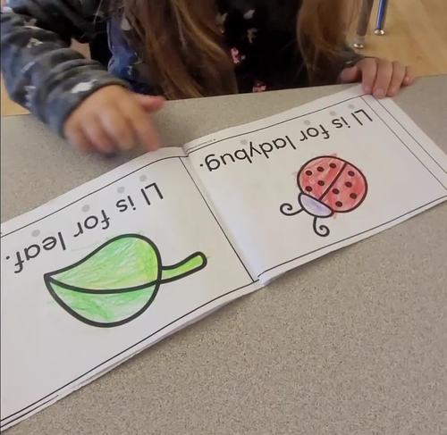 Letter of the Day/Week Alphabet Books by Rainbows and Resources