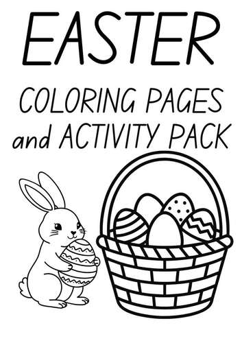 Easter Coloring Pages & Tracing Activities | Fine Motor Skills | Pre-K K