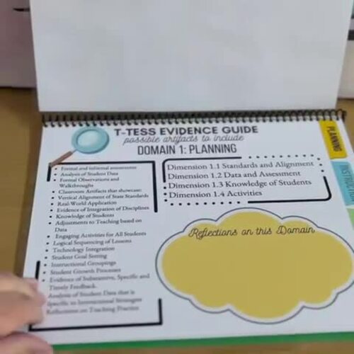 T tess evidence tracker by kindiekins tpt