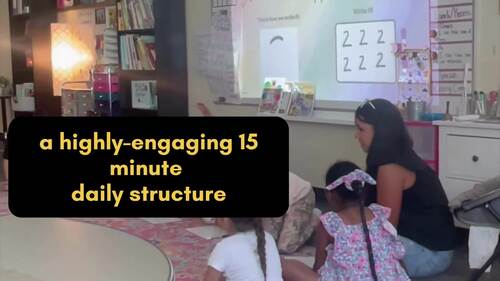 GROWING BUNDLE: Year long Kindergarten & 1st Grade Math Daily Slides