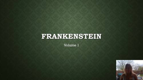 Preview of Frankenstein, Volume 1 Lecture