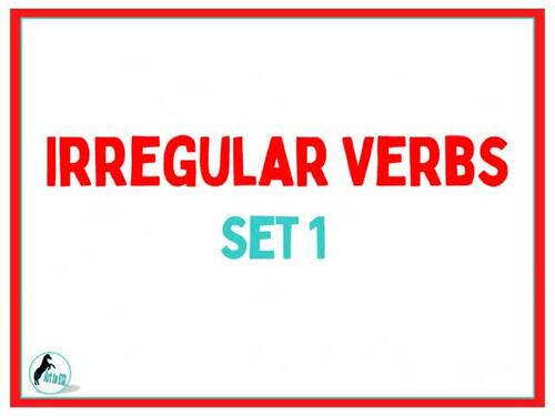 Irregular Verbs Presentation - Class Practice - 40 Verbs by Art to ESL