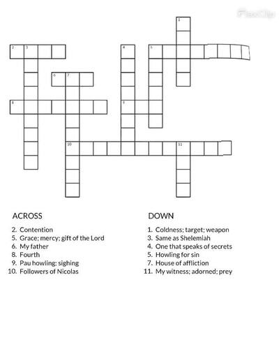 Bible Crossword Puzzles for Adults Large Print - Printable (PDF Download)