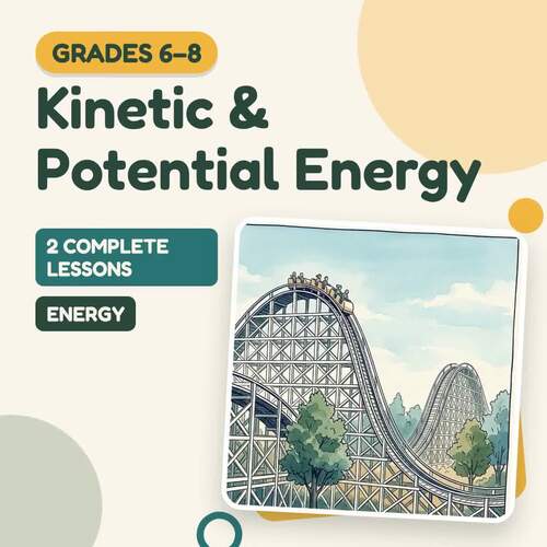 Kinetic & Potential Energy Science Lessons | Energy Transformations ...