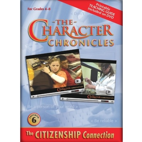 Preview of The Character Chronicles - The Citizenship Connection (video + teacher's guide)