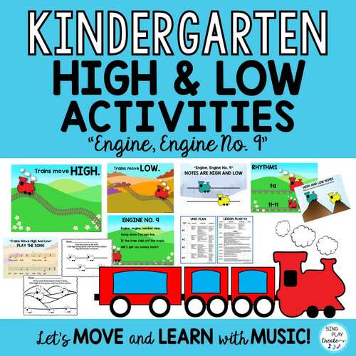 Kindergarten Music Lessons and Movement Activities: Pitch, Melody, High ...
