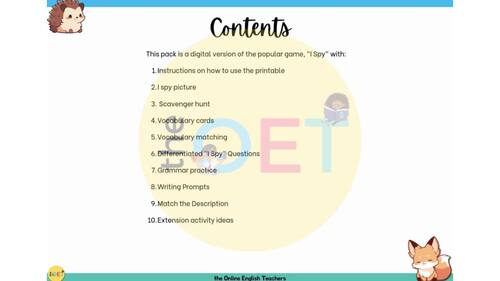 I Spy: In the Garden Educational Workbook for Kids by Learn with theOET