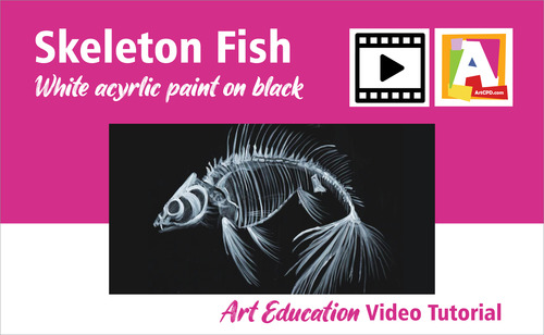 Preview of Skeleton Fish Video Tutorial
