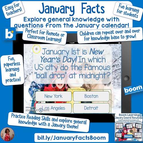 General Knowledge Trivia Questions Reading and Enrichment January Boom ...