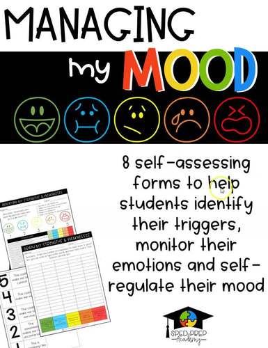 Self Assessing Student Behavior-Managing My Mood | TpT