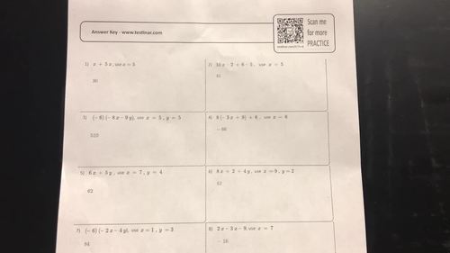 Ged practice math worksheets