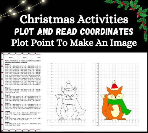 Coordinate Plane Graphing Plotting Points - Winter new years resolution ...