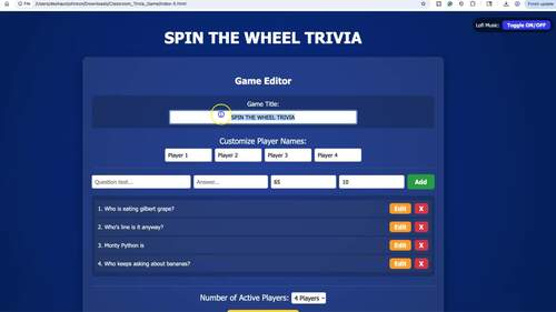 Pro-Stream Trivia & Classroom Quiz Engine | Fully Customizable & 100% ...