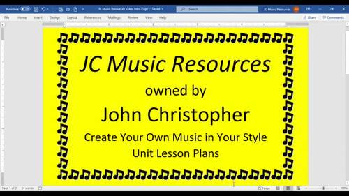 Distance Learning: Create Your Own Music with Looping Apps Lesson Plans