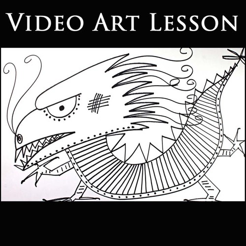 Preview of MYSTICAL DRAGON Directed Drawing Lesson | Chinese New Year Art Activity