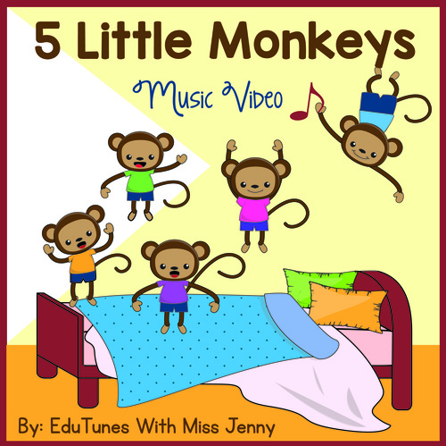 Preview of Five Little Monkeys Music Video