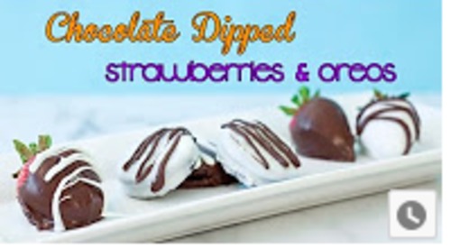 Preview of How to Make Chocolate Dipped Strawberries and Oreos Cooking How-To Video