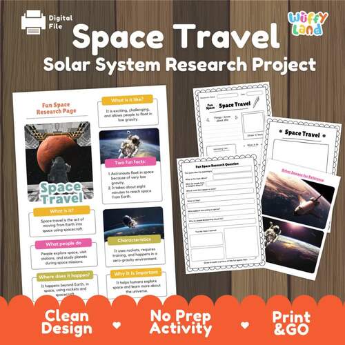 Space Travel Research Project | Astronauts Space Exploration ...