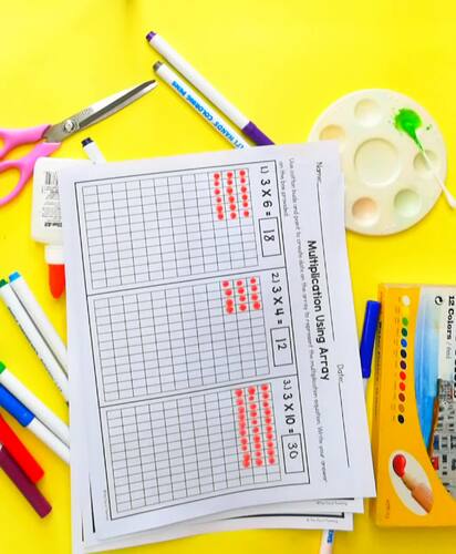 Multiplication 3 Times Table Worksheet by The Joy in Teaching | TPT