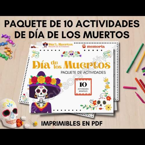 Day of the Dead Spanish Activity Packet | Día de los Muertos | TPT
