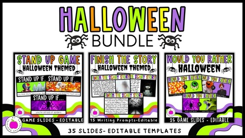 Halloween Icebreakers and Digital Activities Bundle by KJ Inspired ...