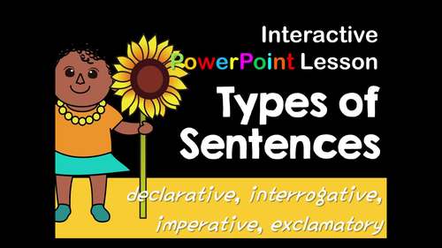 Types Of Sentences And Punctuation Interactive PowerPoint | TpT