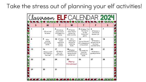 Classroom Elf Kit, Christmas Elf Activities, Shelf Elf | TPT