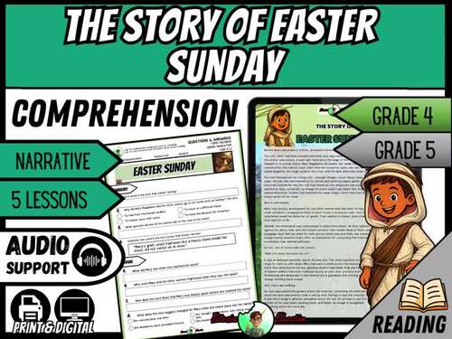 The Story of Easter Sunday | Reading Comprehension | Grade 4/5 | TPT