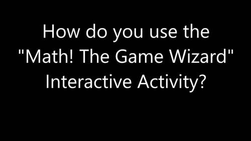 Math-The Game Wizard! Interactive Activity-Add and Subtract Decimals
